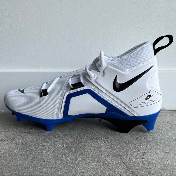 Nike Alpha Menace Pro 3 Men’s Football Cleats Size 10.5 CT6649-101 - Picture 2 of 8